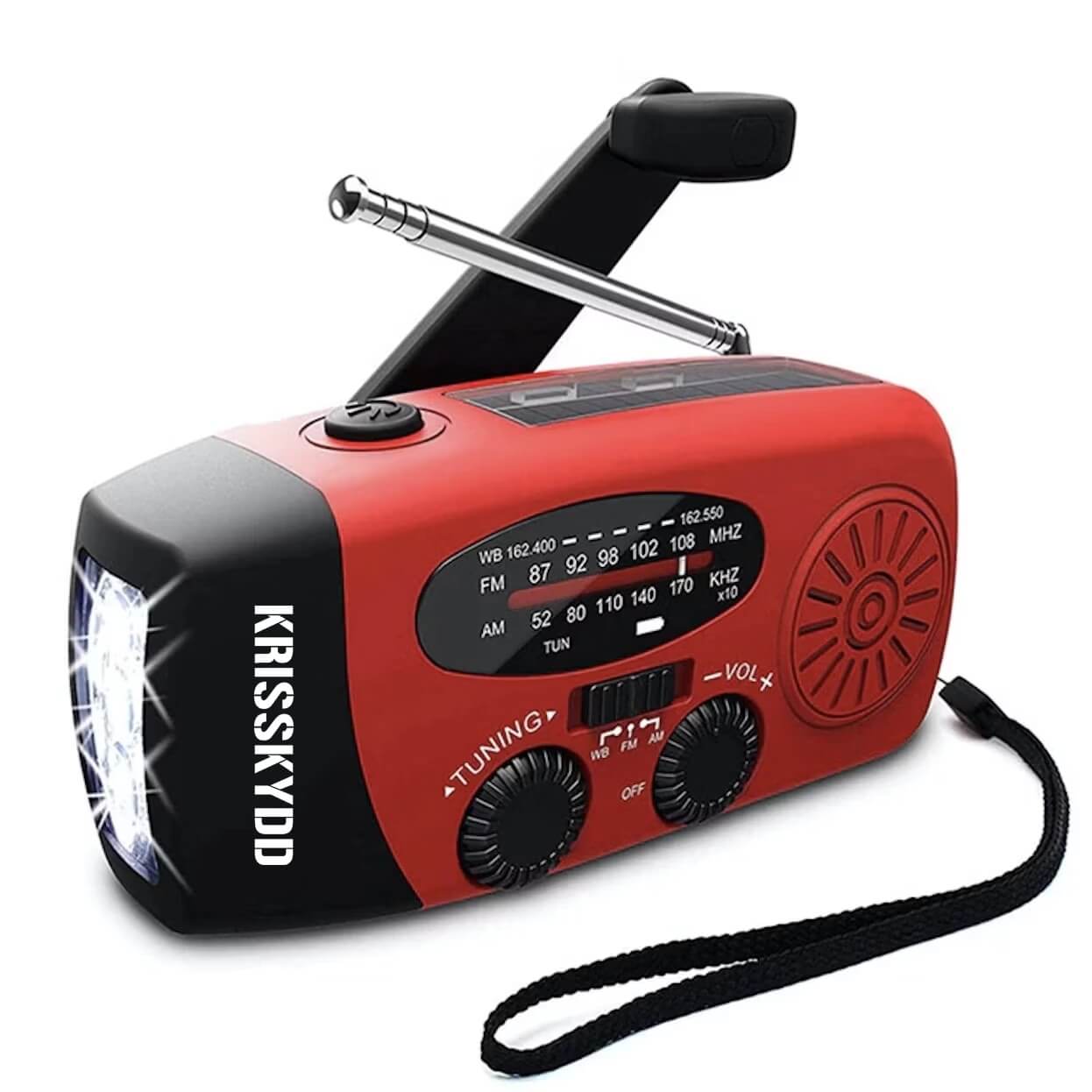 Emergency Radio Original - USB-C, Solar & Crank