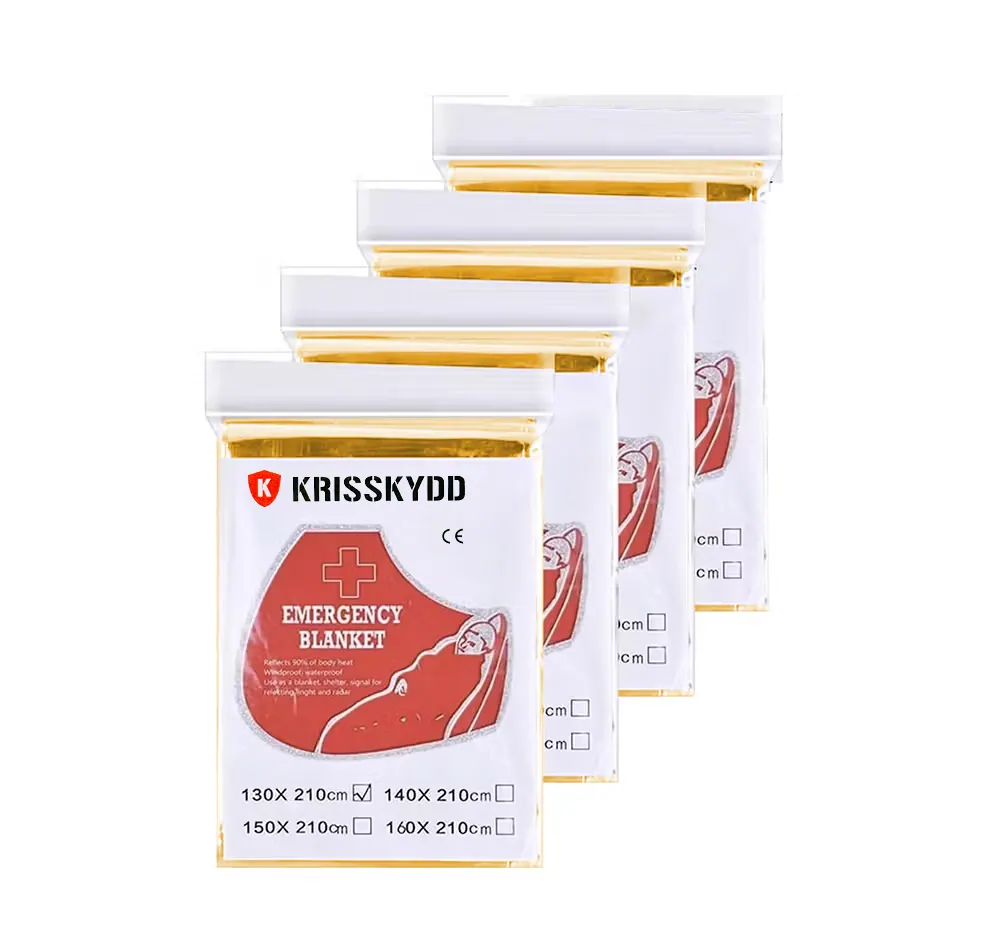 Emergency Blanket 4-Pack