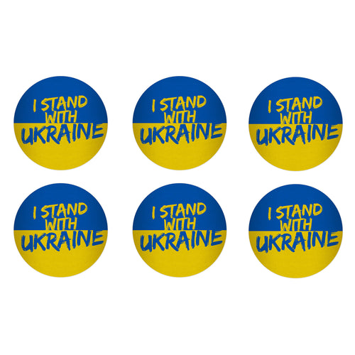 6-Pack Stickers – Support Ukraine 🇺🇦