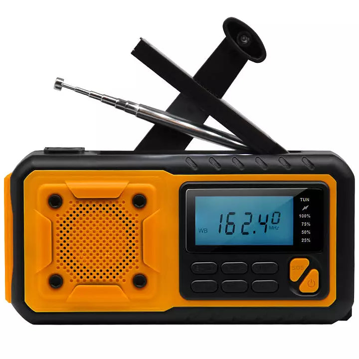Master 4000 mAh Crank Radio with Solar Panels