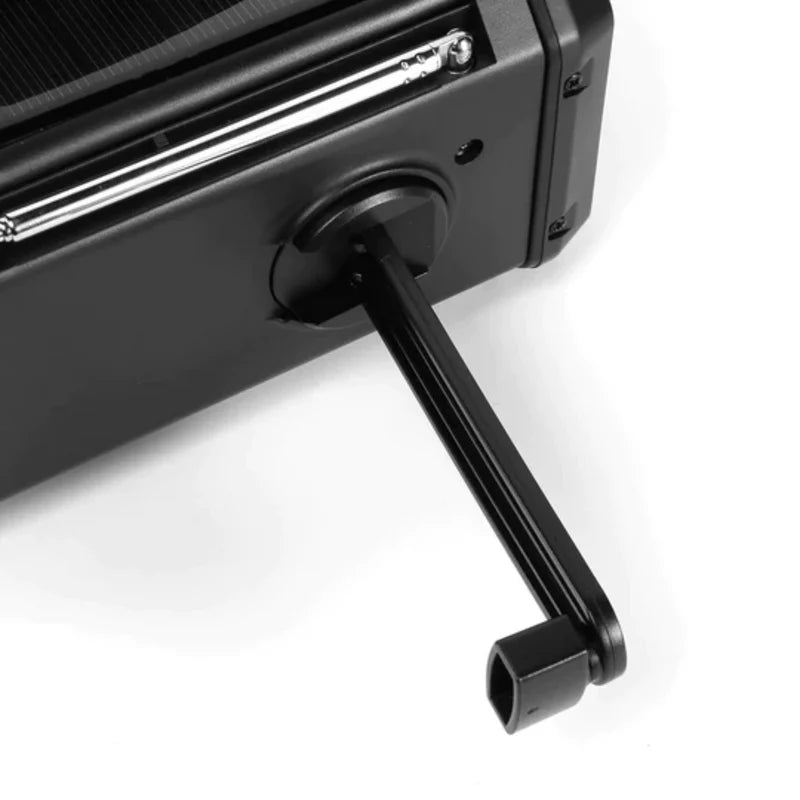 Emergency Radio Pro – 10,000mAh Power Bank & Solar Hand Crank