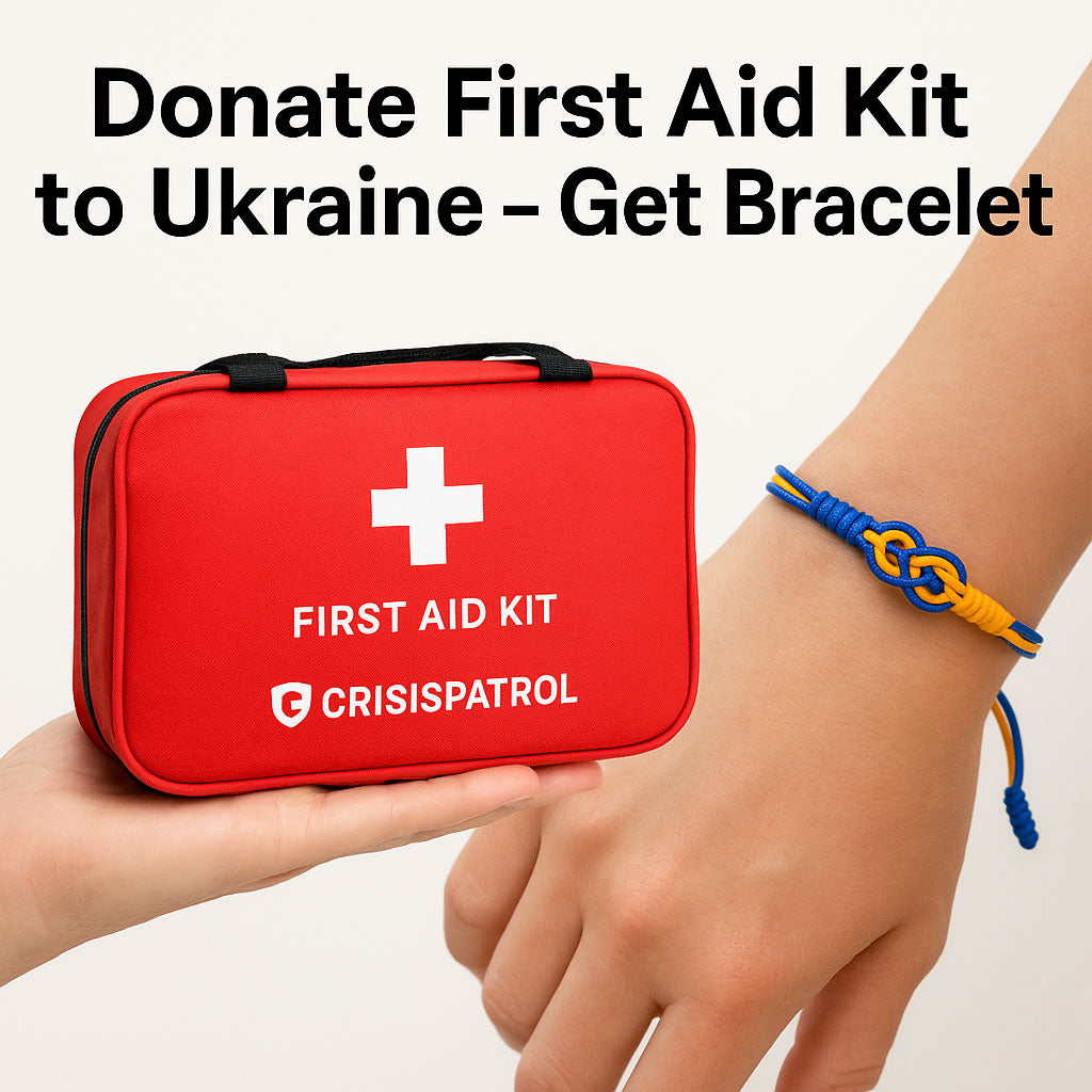 Support Ukraine Bundle – First Aid Donation + Bracelet