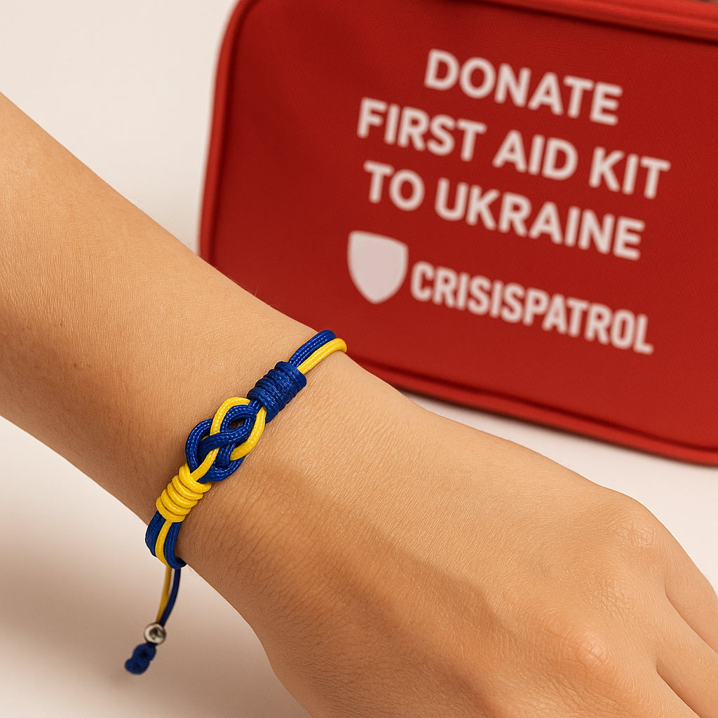 Support Ukraine Bundle – First Aid Donation + Bracelet